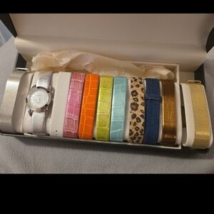Gossip Interchangeable Watch Set with Colorful Bands